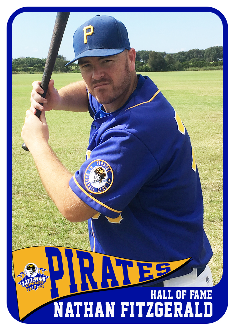 Baseball Card Nathan Fitzgerald HOF 2020